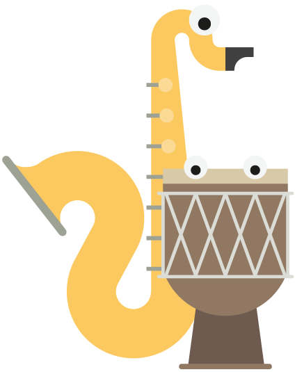 Little Notes Saxophone and Drum