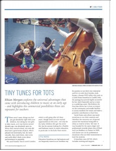 Music Teacher Magazine Early Years Franchise Article